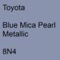 Preview: Toyota, Blue Mica Pearl Metallic, 8N4.